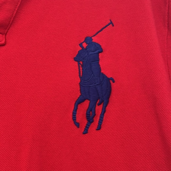 Men’s large pony custom fit polo shirt - Picture 2 of 4